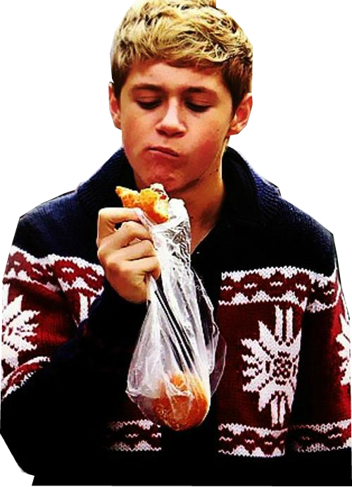 Eating Png - Niall Horan With Food (500x691), Png Download