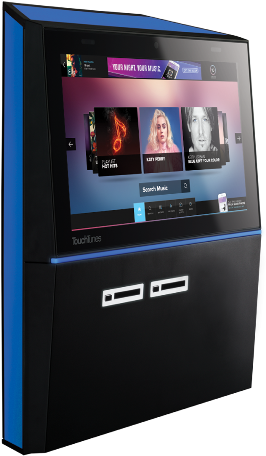 The Playdium Is The Smaller Of Touchtunes' Two Wall - Electronics (737x1024), Png Download