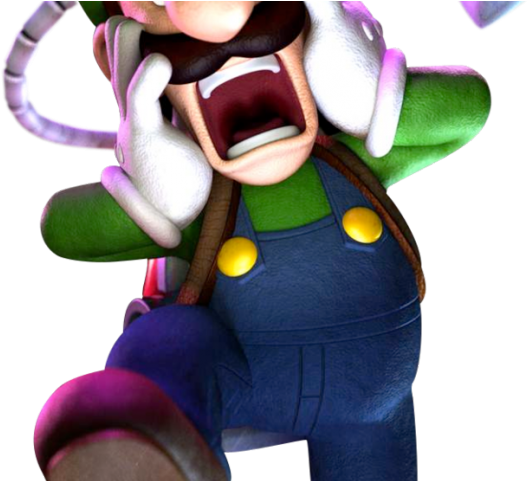 Original - Luigi Scared Luigi's Mansion (640x480), Png Download