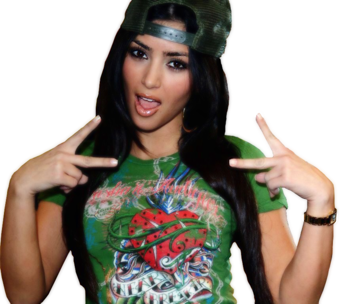 Kim Kardashian - Kim Kardashian Cool (671x600), Png Download