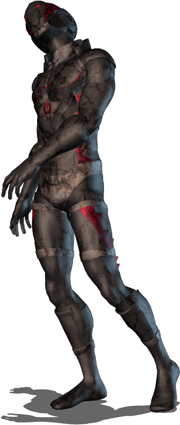 [unity3d] Zombie Basic - Zombie Animation (864x864), Png Download