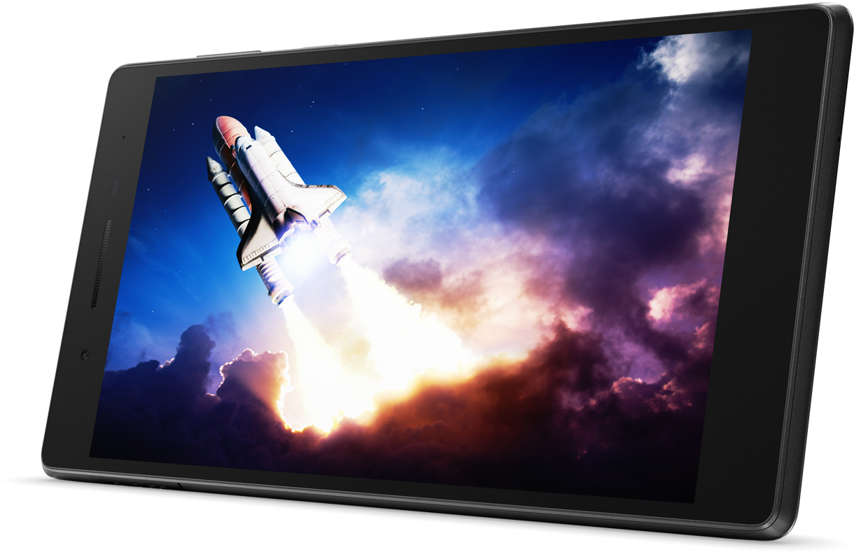 19 Tab 7 Hero Front Facing Left Processor Screen Black - Tabs Rupsee (2000x1126), Png Download