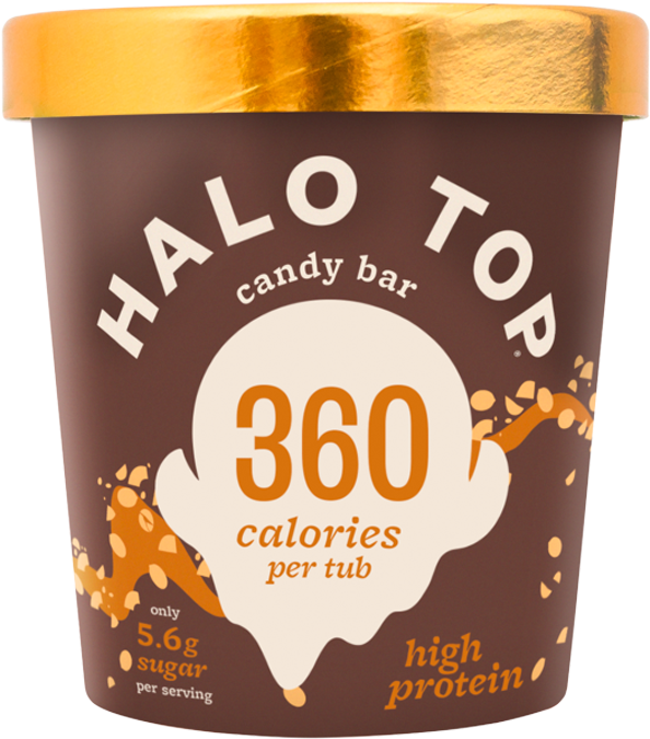 Ht18 Uk Candybar Fr 062018 - Halo Top Pumpkin Pie (750x750), Png Download