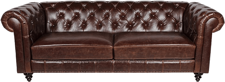 Canapé Chesterfield 2 Places (800x400), Png Download