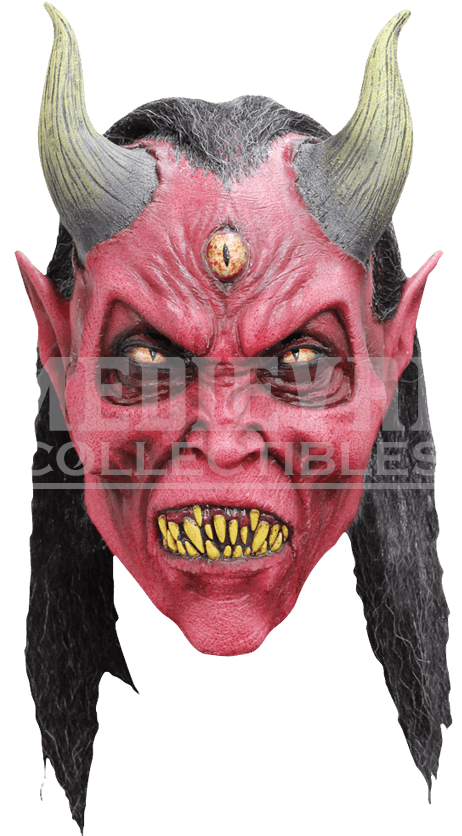 Scary Demon Horns (850x850), Png Download
