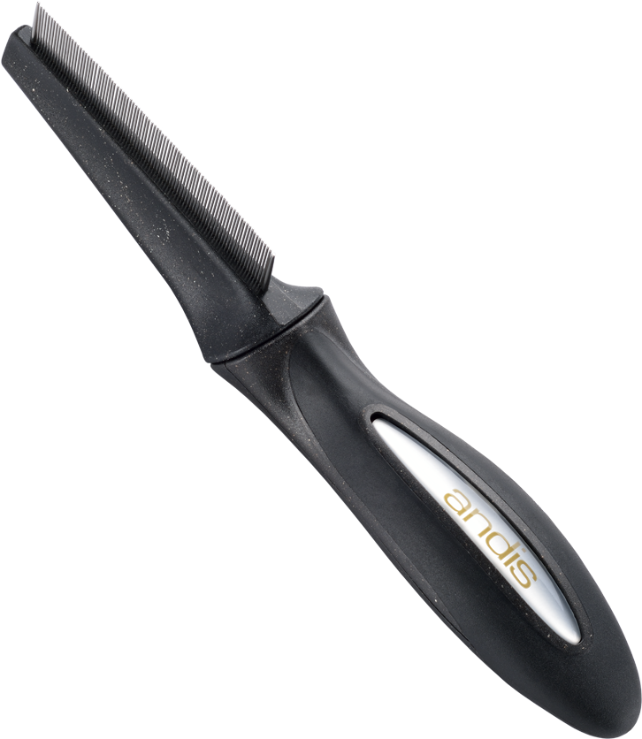 Andis - Flea Comb - Black - An65275 - Claw Gear Combat Tanto (780x920), Png Download