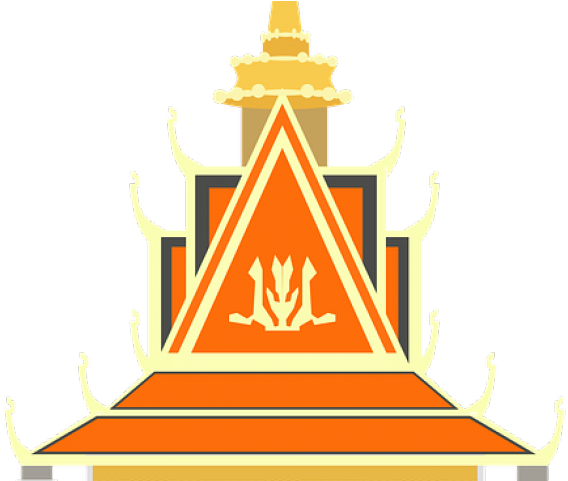 Pagoda Clipart Cambodia - Silver Pagoda, Phnom Penh (640x480), Png Download