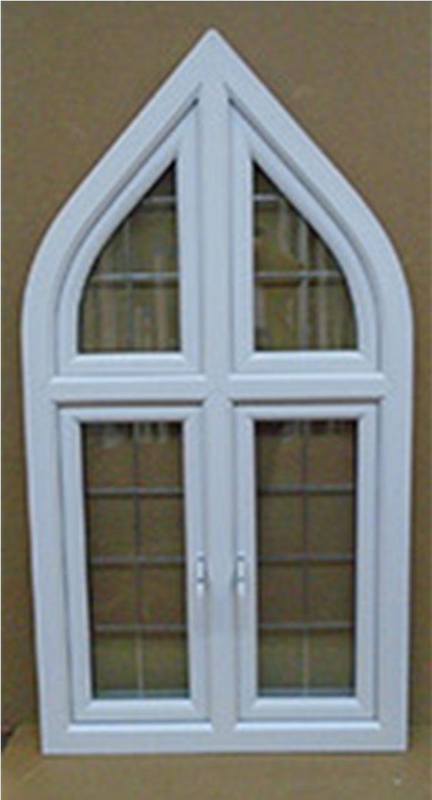 Gothic Arched Frame - Screen Door (800x1120), Png Download