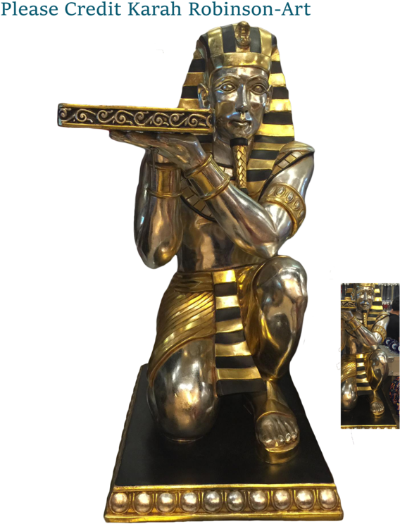 Egyptian Png - Bronze Sculpture (600x800), Png Download