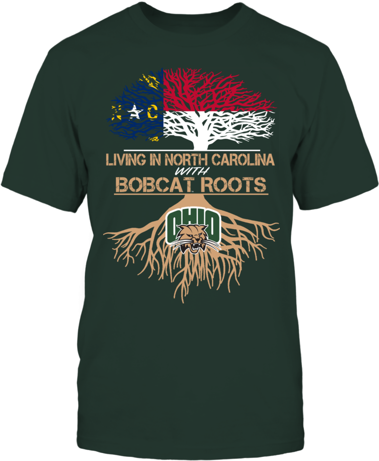 Ohio Bobcats - Living In California With Tiger Roots (1000x1000), Png Download