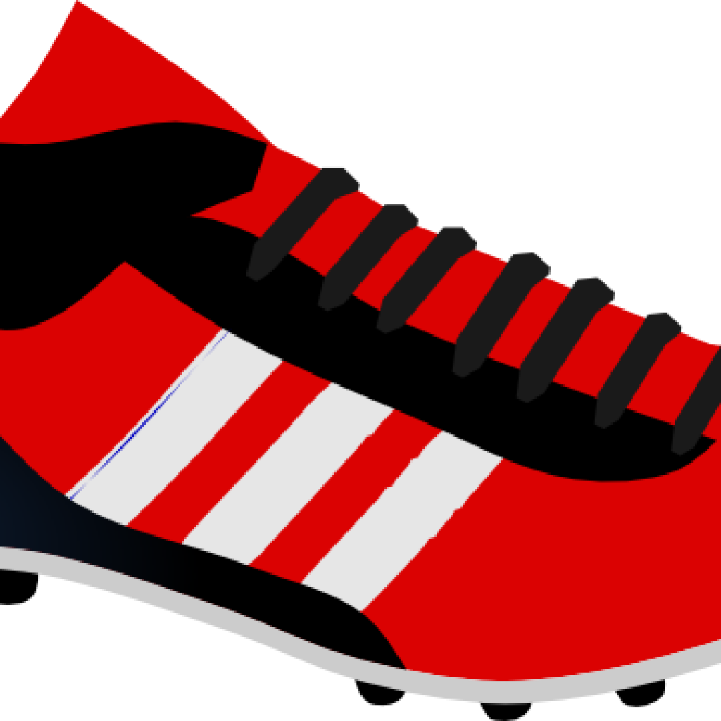 Free Shoe Clipart 19 Tennis Shoe Image Library Black - Botines De Futbol Animados Png (1024x1024), Png Download