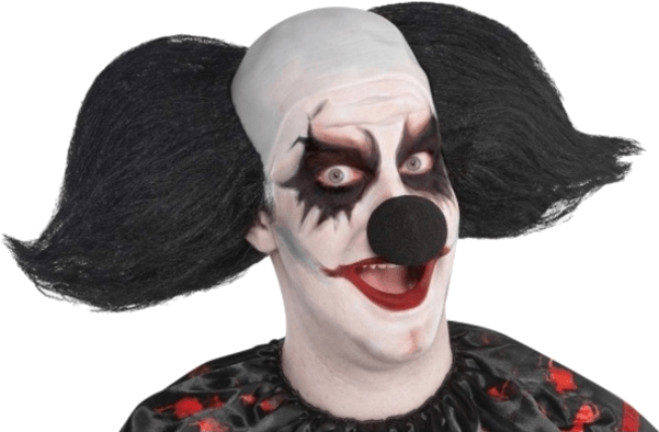 Adult Black Clown Nose - Adults Scary Halloween Costume (600x951), Png Download