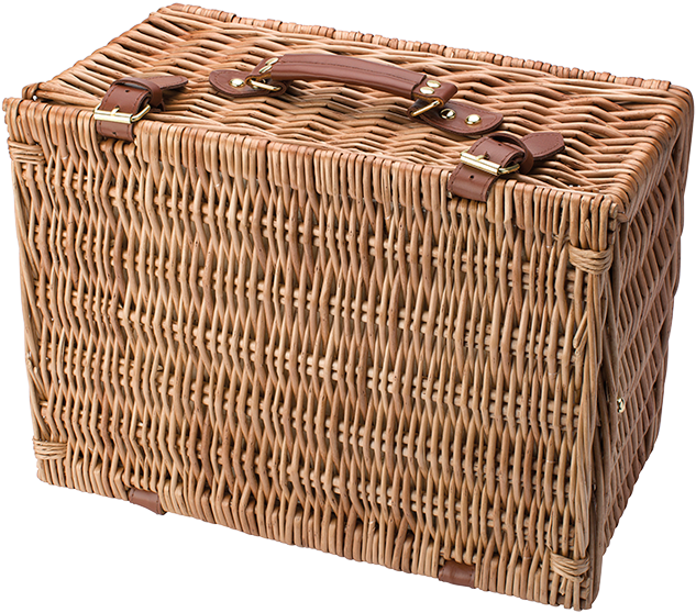 Br5794 Two Person Willow Picnic Basket - Picnic Basket (700x700), Png Download