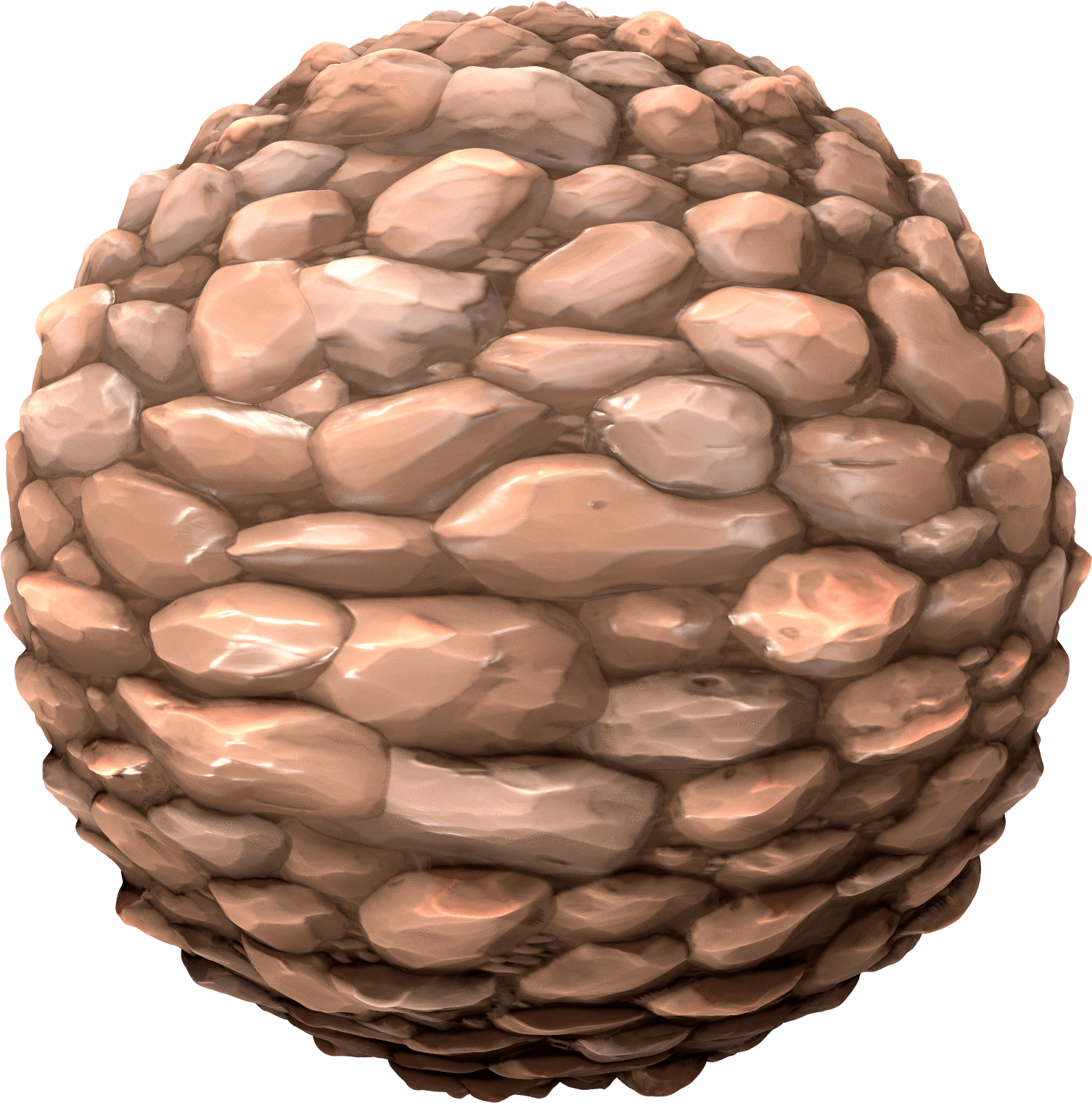 Hand Painted Texture Stone Pbr Ready - Art (1600x1600), Png Download