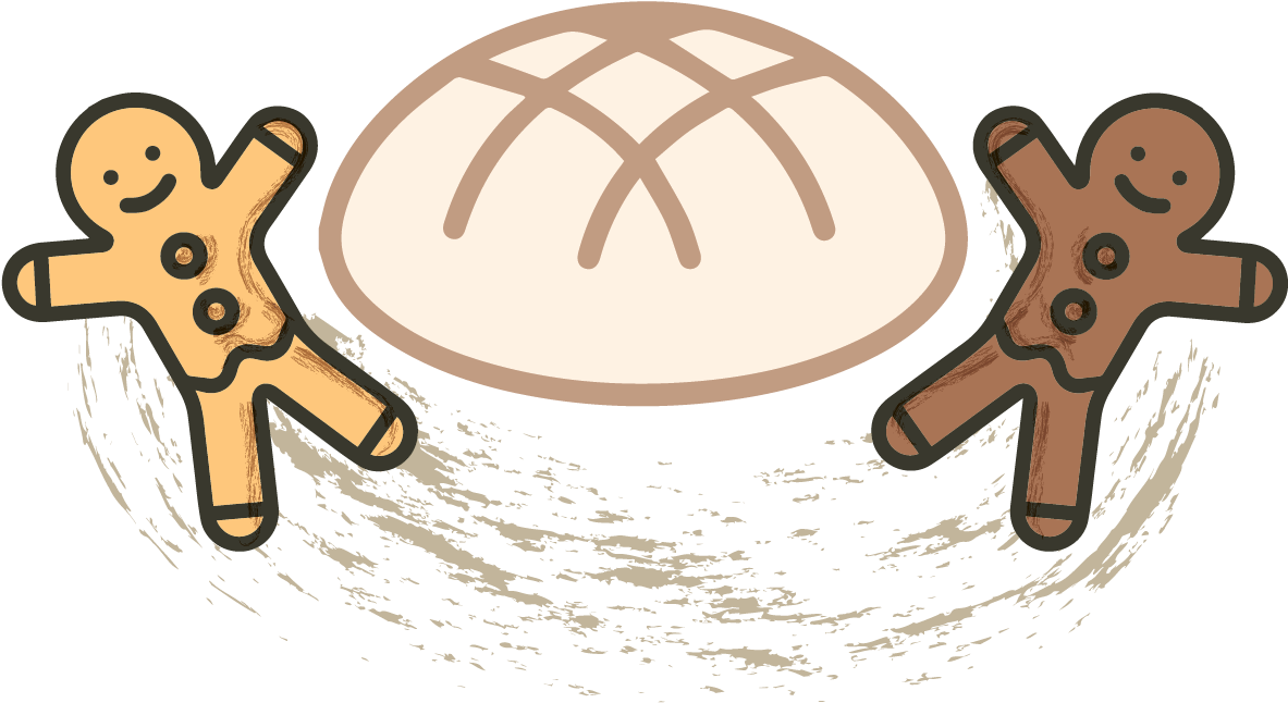 We Knead Joy - Lebkuchen (1234x711), Png Download