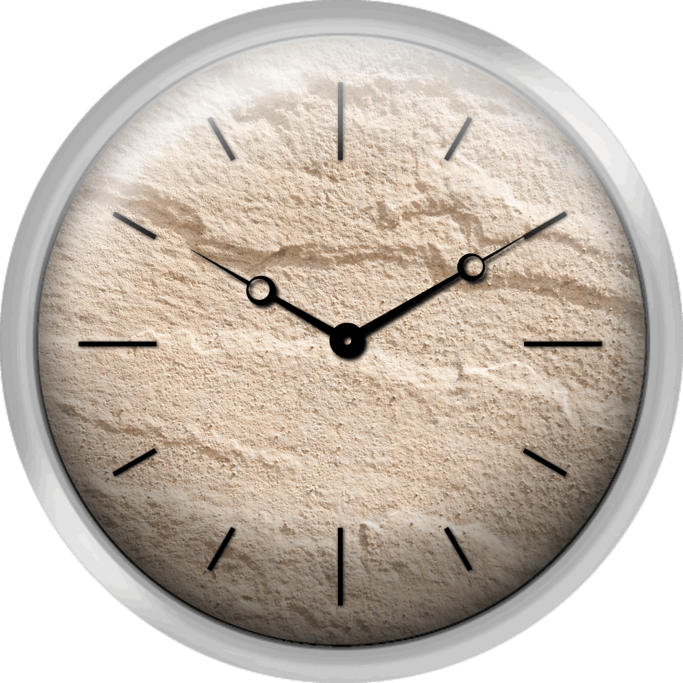 Concrete Texture - Wall Clock (992x992), Png Download