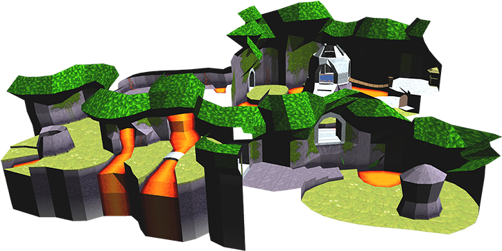 Download Zip Archive - Spyro Molten Crater (750x650), Png Download