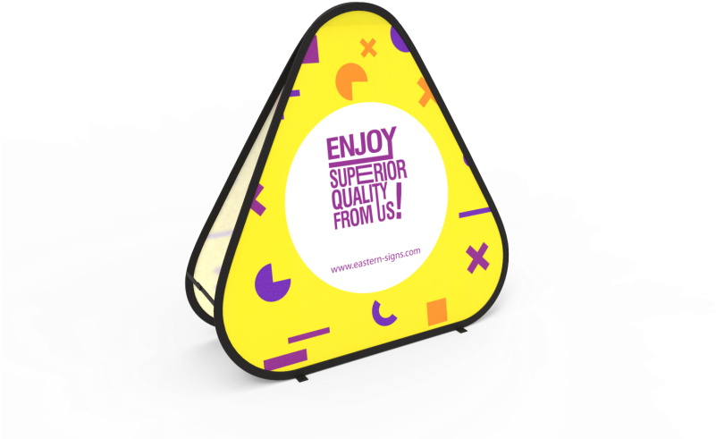 Triangle Pop Up A Frame Banner (800x600), Png Download