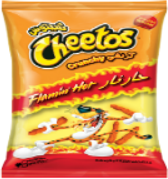 Cheetos Crunchy Flaming Hot 1x10x54g - Hot Cheetos Uae (650x650), Png Download