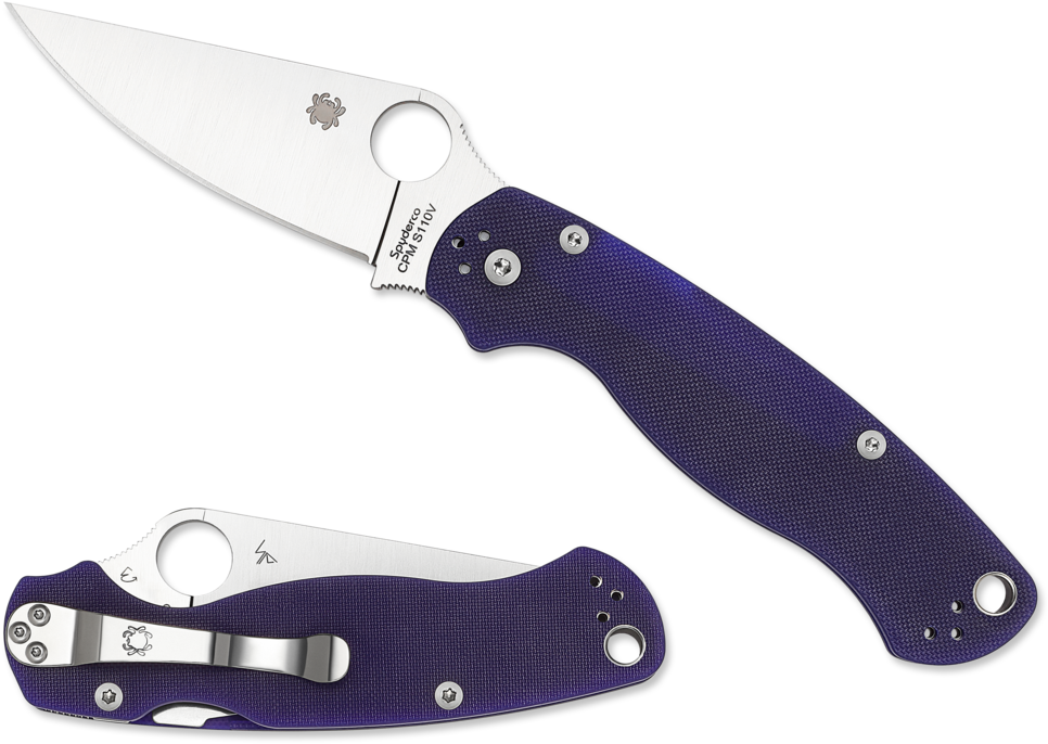 View2x 1 - Spyderco Paramilitary 2 (1088x800), Png Download