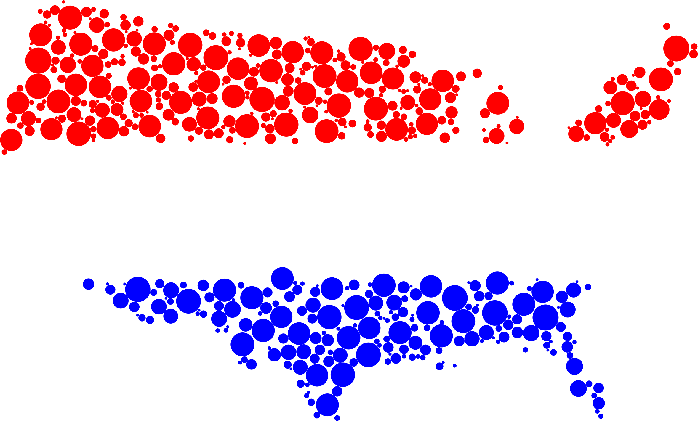 This Free Icons Png Design Of United States Flag Map (2356x1422), Png Download