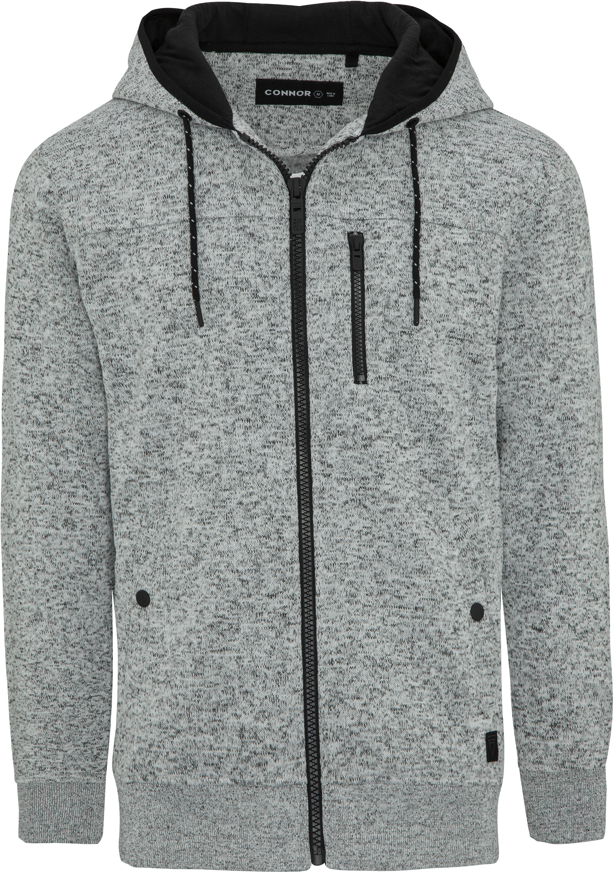 Grey Chingford Sweat Hoodie - Hoodie (3000x3000), Png Download