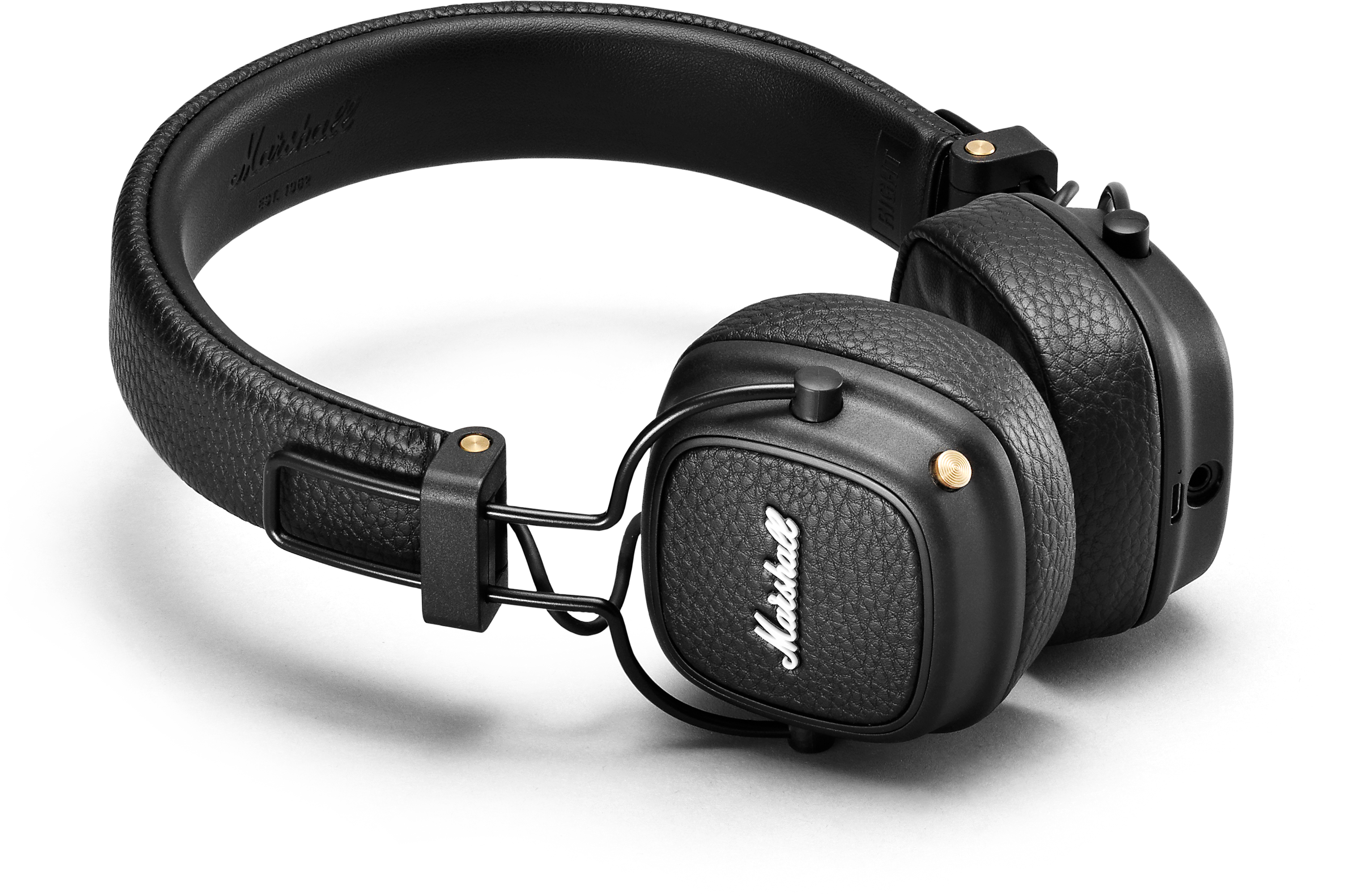 Major Iii Bluetooth Black Black - Marshall Major 3 Bluetooth Review (4096x3000), Png Download