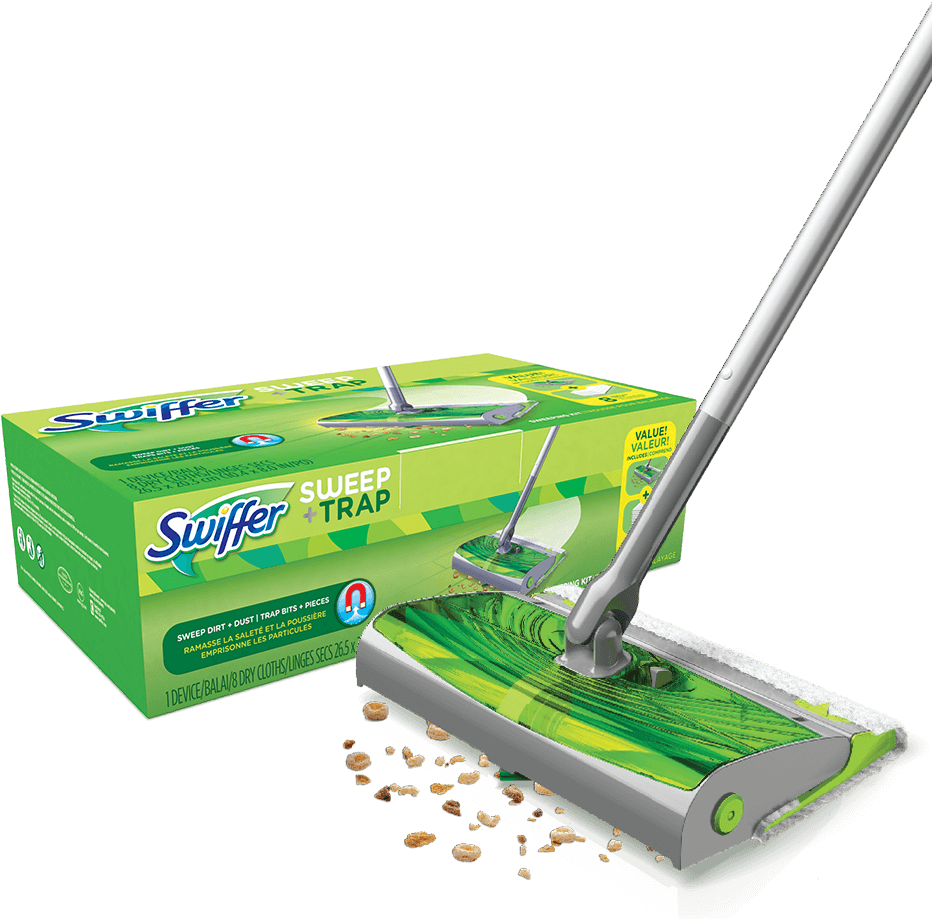 Swiffer® Sweep U0026 Trap™ Starter Kit (940x940), Png Download