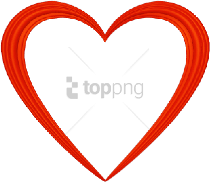 Free Png Download Heart Outline Love Symbol Png Images - Love Heart Transparent Background (850x680), Png Download