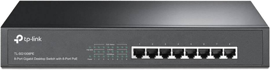 Tp Link Tl Sg1008pe Switch - Tp Link Tl Sg1008 8 Port Gigabit Switch (1024x768), Png Download