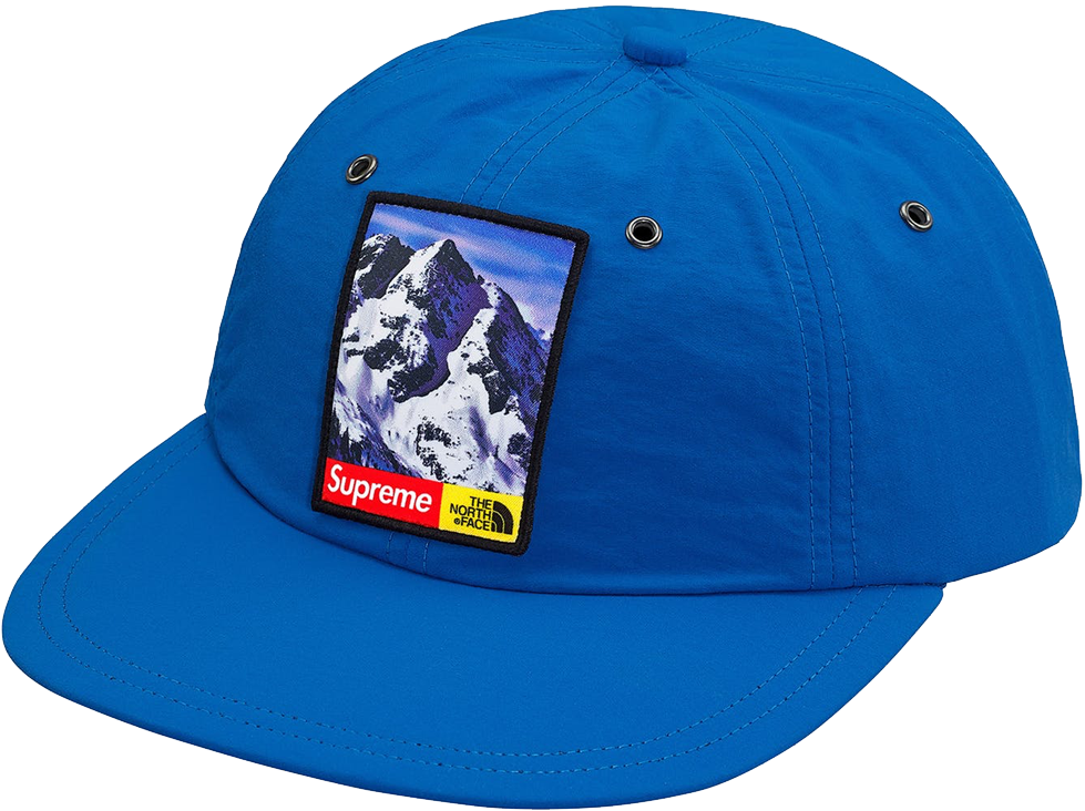 Supreme The North Face Mountain 6-panel Hat Royal (1000x1000), Png Download