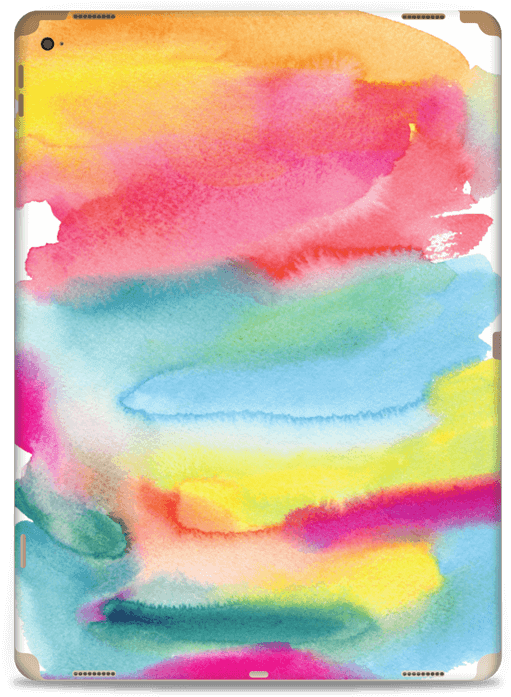 Color Explosion Skin Ipad Pro - Watercolor Paint (584x800), Png Download