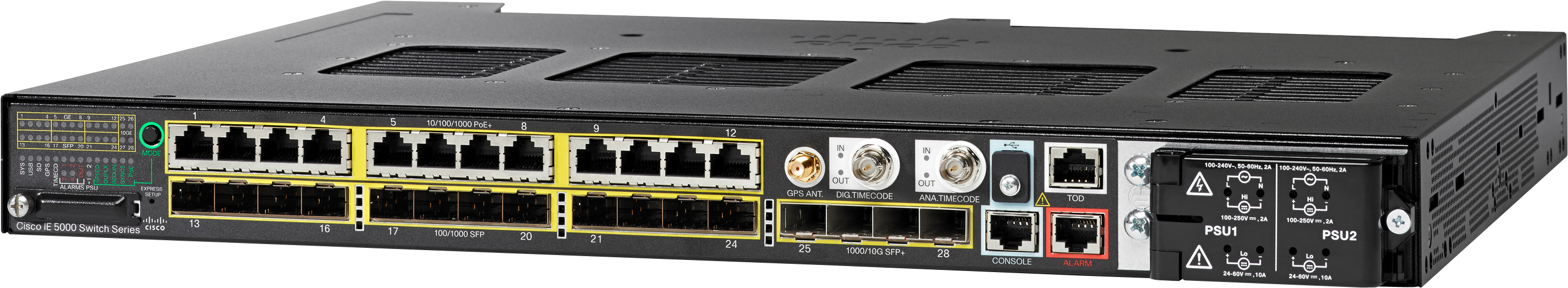 Kq33047 Ie5000 10g - Switch Cisco Ie 5000 (3000x2400), Png Download