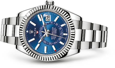 Sky-dweller - Slider - Black Gold Rolex Sky Dweller (840x550), Png Download