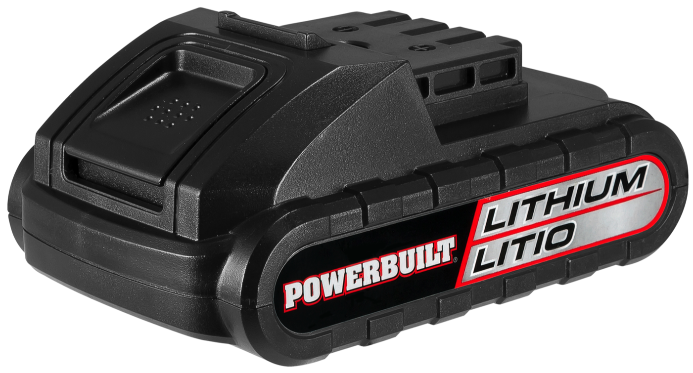 Powerbuilt 20v Replacement Battery For Cordless Drill - Flashlight (1400x1400), Png Download