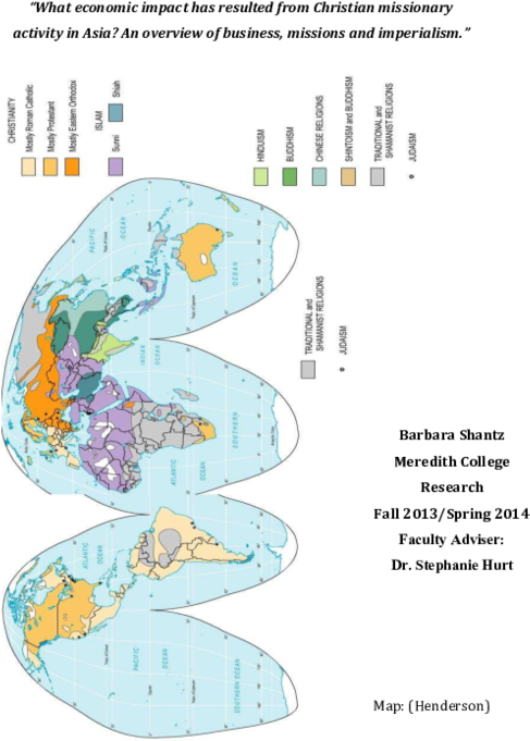 Pdf - " - Religions Of The World Map (600x776), Png Download