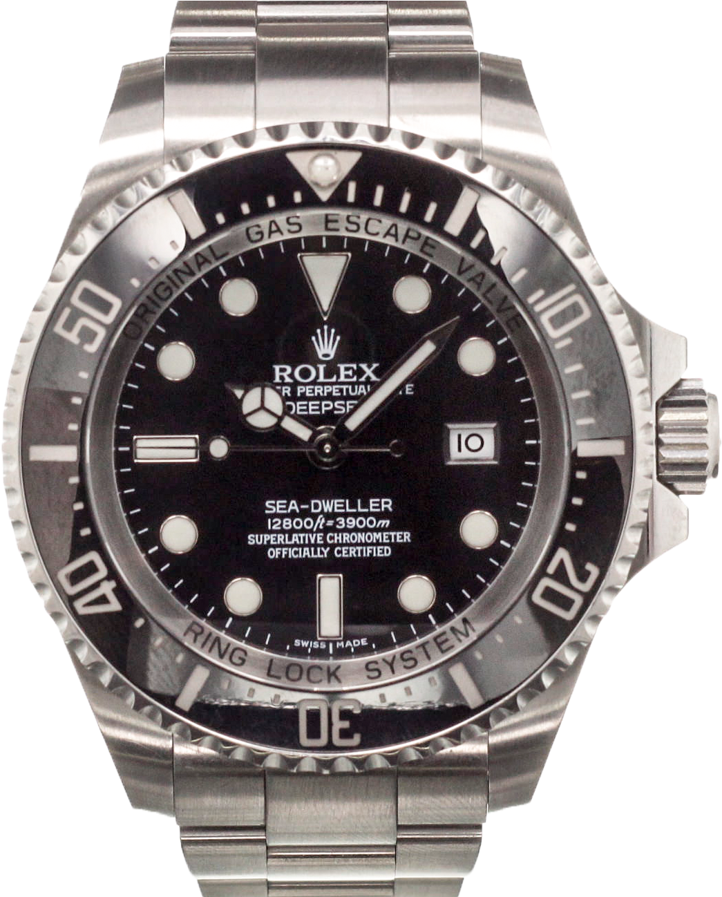 Rolex Deepsea - Sea Dweller On Rubber (1297x1297), Png Download