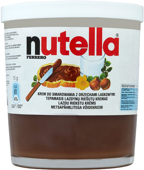 Nutella Sokolatly Krem 230gr - Nutella (970x846), Png Download