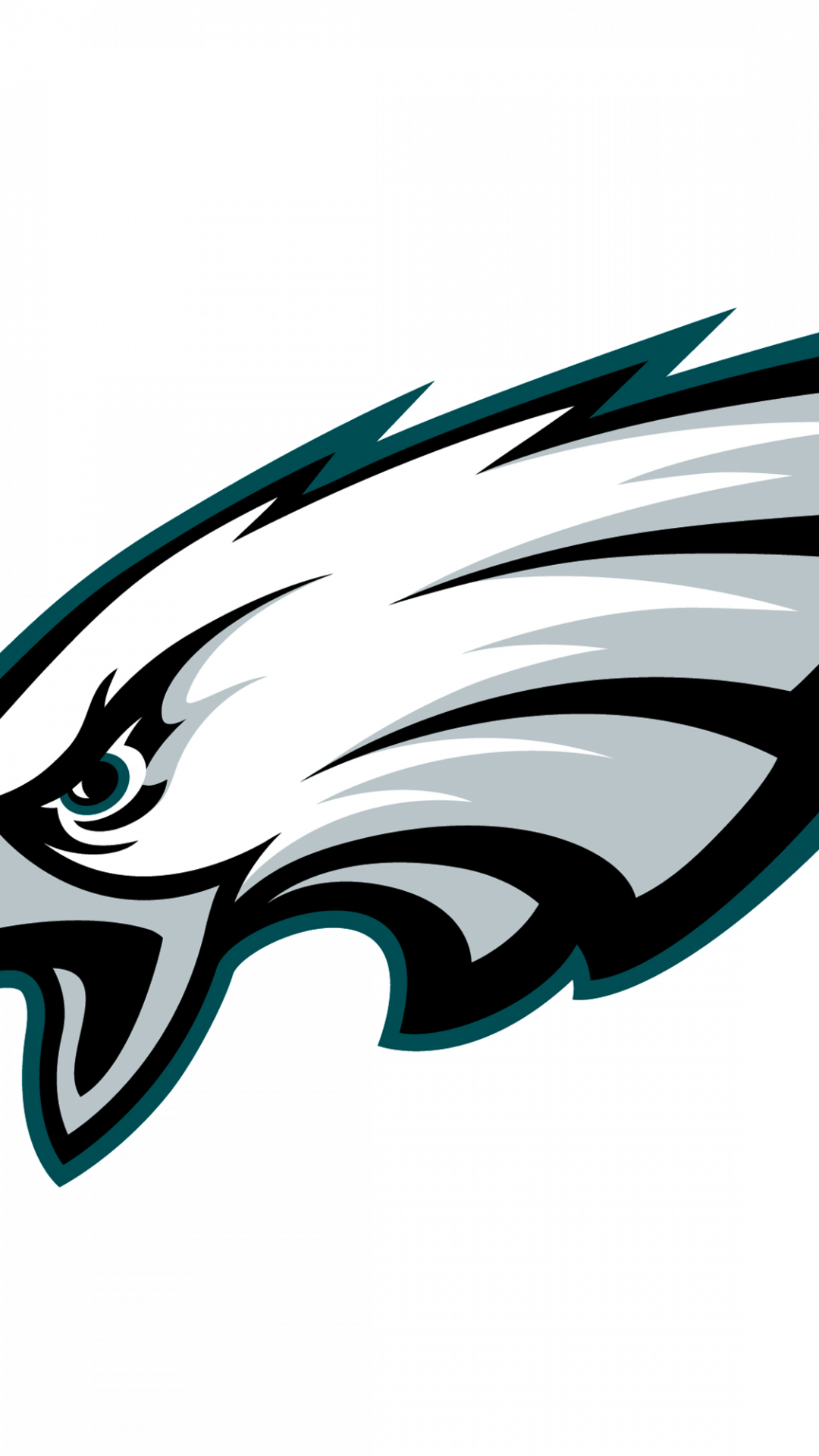 Iphone 7 Plus Philadelphia Eagles Wallpaper - Philadelphia Eagles Silhouette (1080x1920), Png Download