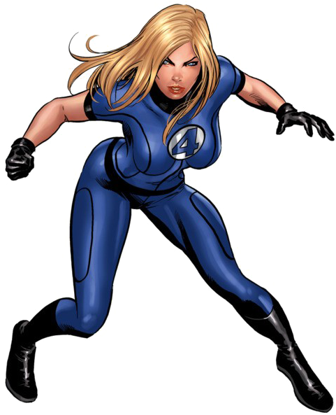 Invisible Woman Png Transparent Image - Marvel Invisible Woman (524x640), Png Download