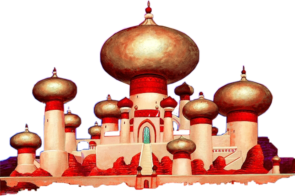 Восточный замок рисунок
