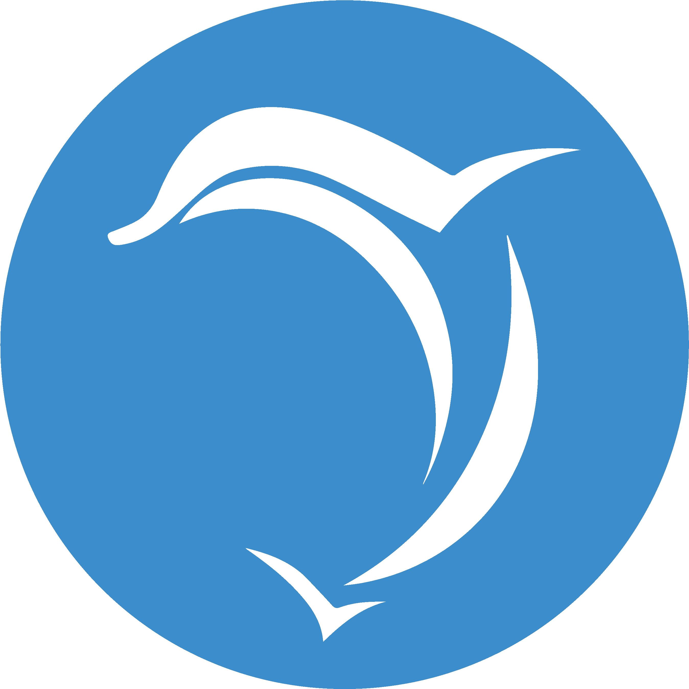 Dolphin Rehabilitation And Refuge - Emblem (3543x3543), Png Download