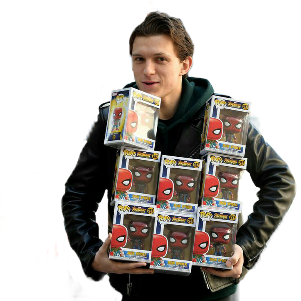 Download #tom #tomholland #holland #spidermanhomecoming #spiderman - Spider  Man Homecoming Merchandise PNG Image with No Background 