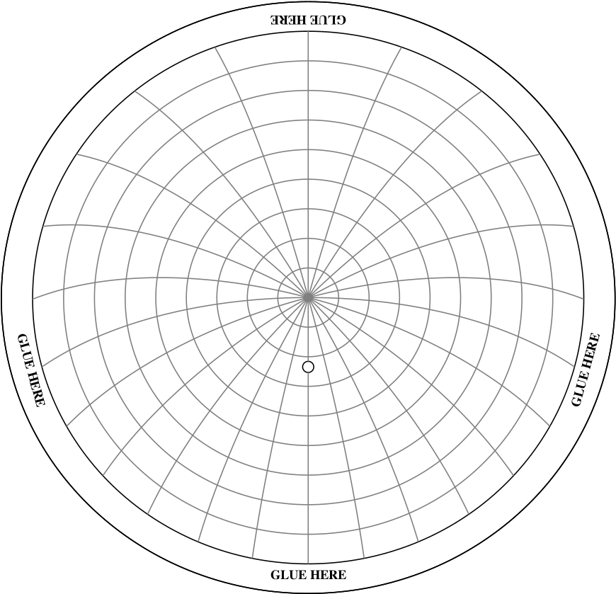 Viewing Window , Pdf Svg Png - Polar Graph Paper (884x852), Png Download