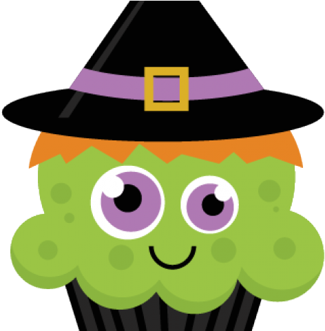 Cupcake Clipart Witch - Baby Halloween Frankenstein Clipart (640x480), Png Download