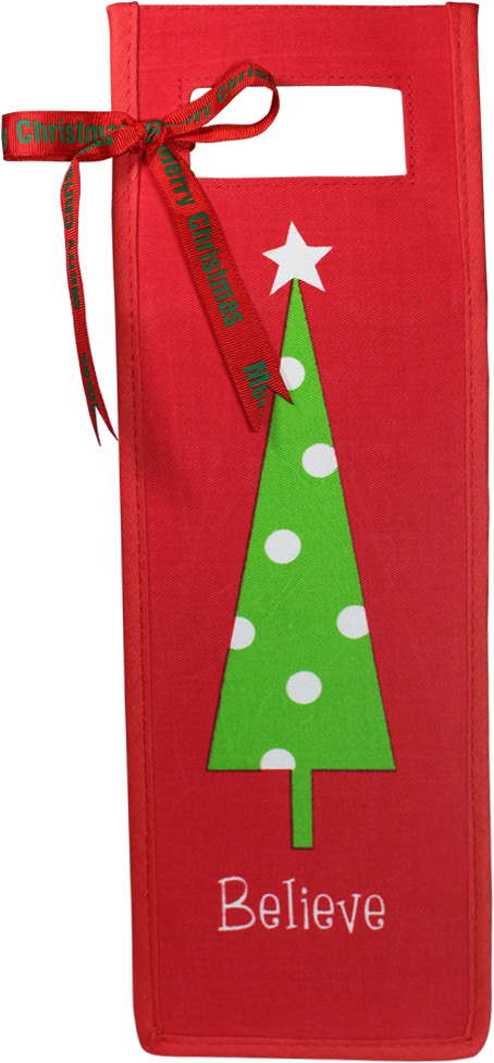 Photo Of Cloth Holiday Wine Gift Bags - Polka Dot (1000x1000), Png Download