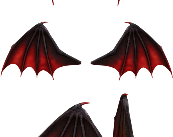 Demon Wings PNG Clip Art Image​