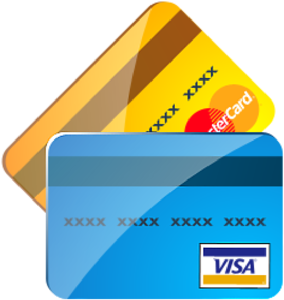 Credit Card Clipart - Credit Card And Debit Card Clipart (600x600), Png Download