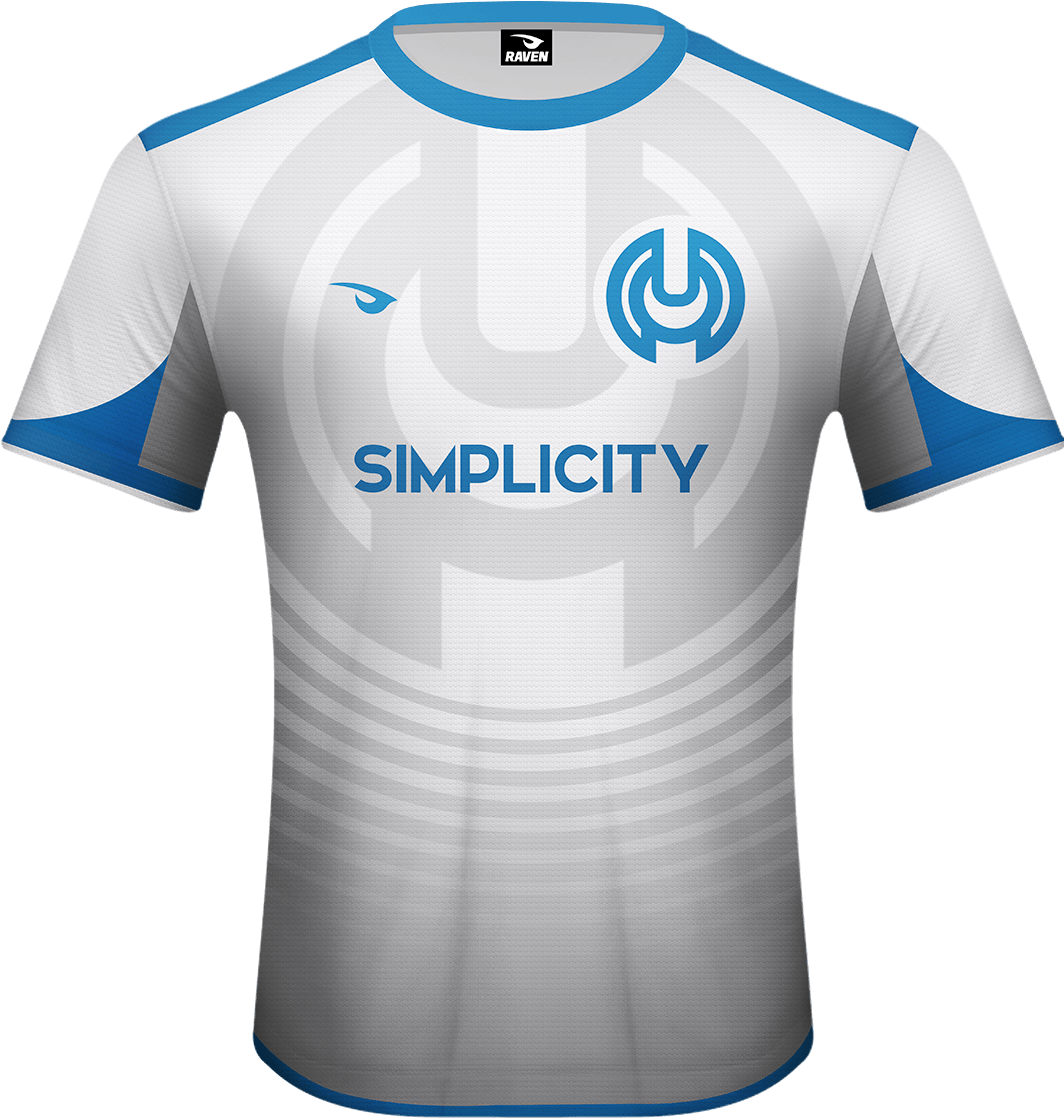Product Image - Design Jersey White Esport (1140x1250), Png Download