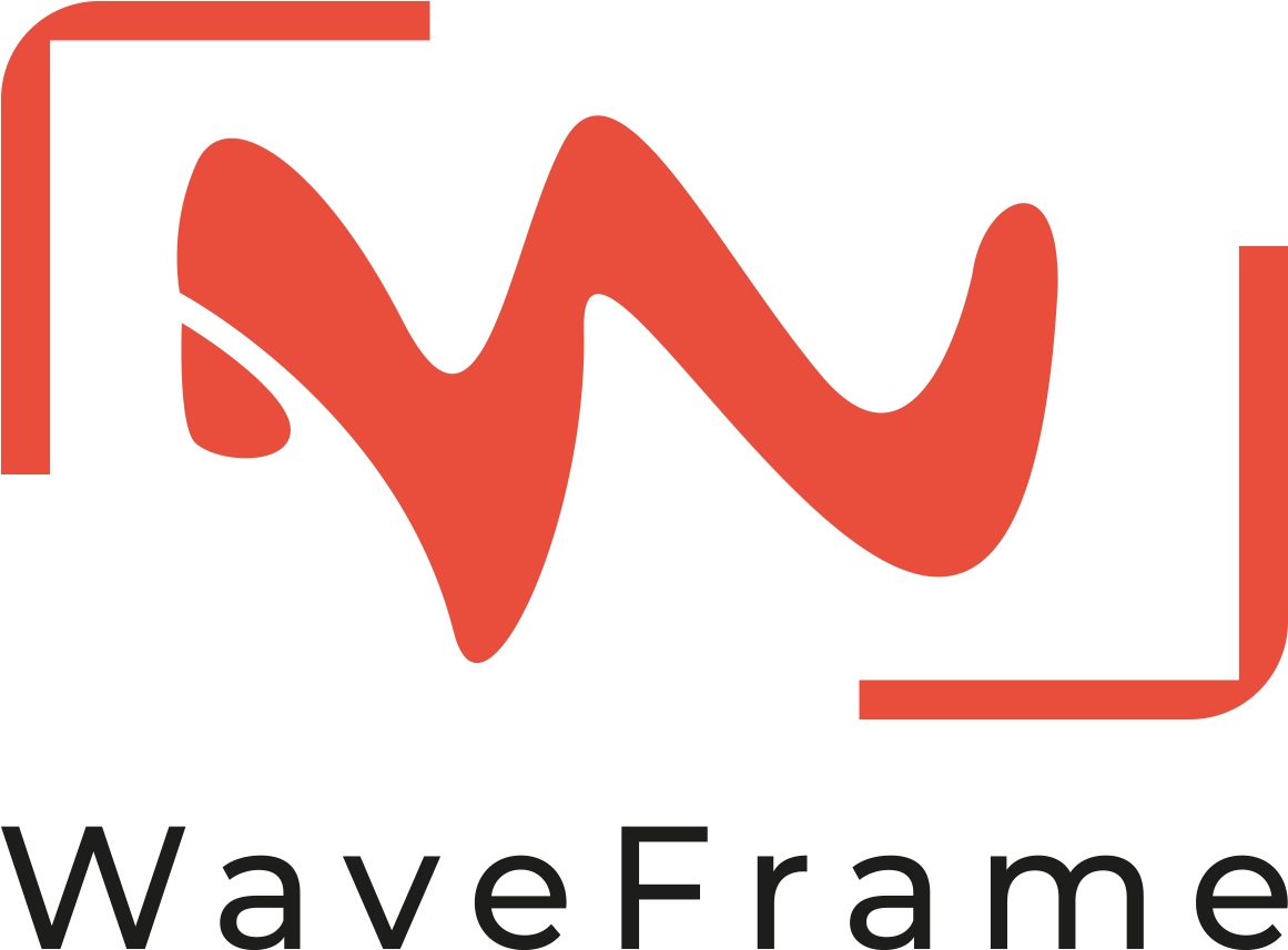 Waveframe Logo Saumon - Graphic Design (1470x978), Png Download